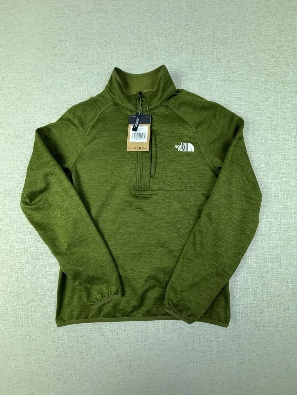 The North Face Canyonlands 1/2 Zip Fleece Men’s Small Forest Olive NWT